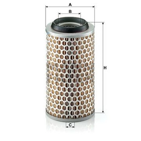 C 1043/1 Воздушный фильтр MANN-FILTER