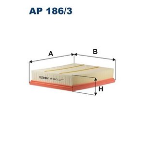 AP 186/3 Air Filter FILTRON - Top1autovaruosad