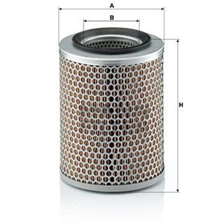 C 17 134  Air filter MANN FILTER 