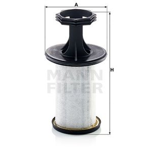 LC 5005 X Filter, vevhusventilation MANN-FILTER - Top1autovaruosad