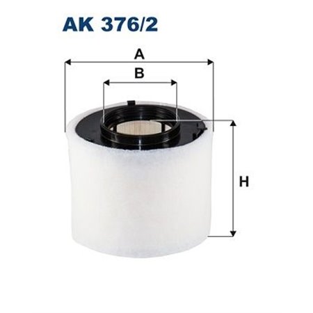 AK 376/2  Air filter FILTRON 
