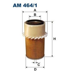 AM 464/1 Air Filter FILTRON - Top1autovaruosad