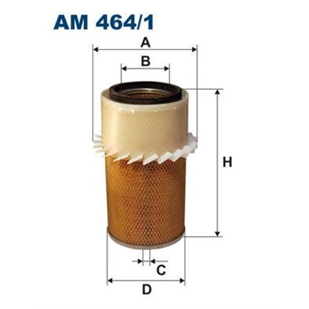 AM 464/1 Õhufilter FILTRON