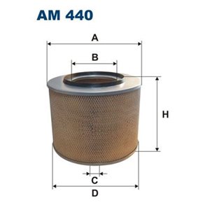 AM 440 Air Filter FILTRON - Top1autovaruosad