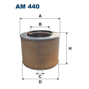 AM 440  Air filter FILTRON 
