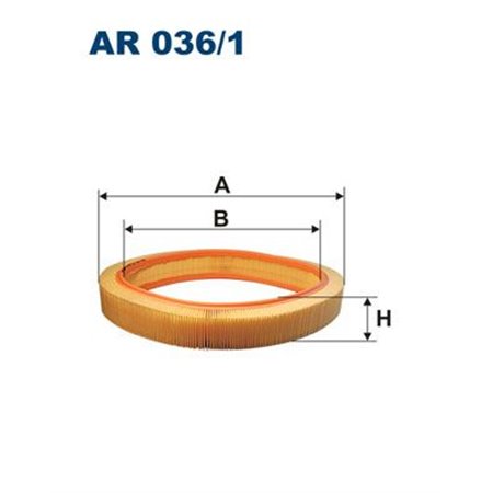 AR 036/1  Air filter FILTRON 
