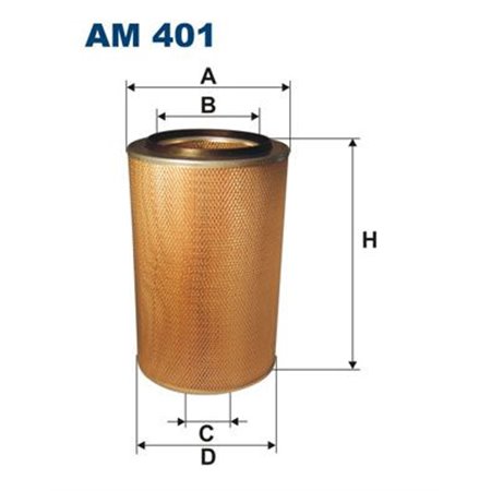 AM 401 Воздушный фильтр FILTRON     