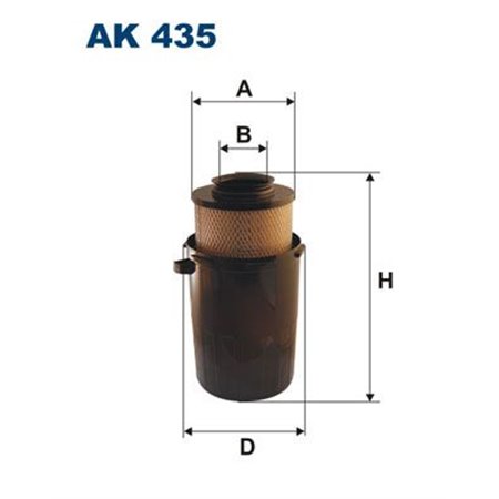 AK 435 Воздушный фильтр FILTRON
