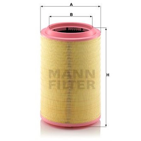 C 33 1630/2  Air filter MANN FILTER 