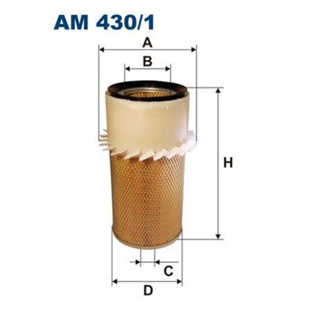 AM 430/1 Воздушный фильтр FILTRON