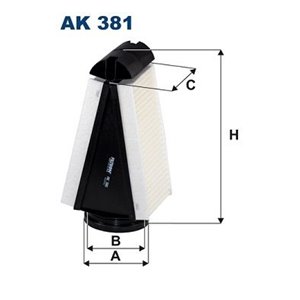 AK 381 Air Filter FILTRON - Top1autovaruosad
