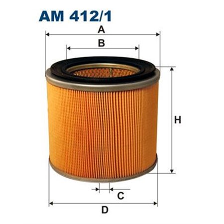 AM 412/1 Воздушный фильтр FILTRON