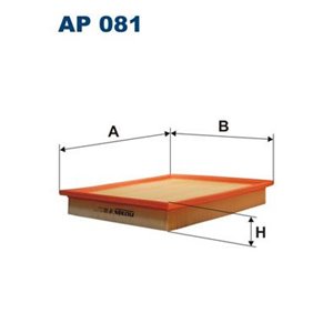 AP 081 Воздушный фильтр FILTRON     