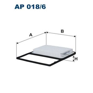 AP 018 6  Air filter FILTRON  - Top1autovaruosad
