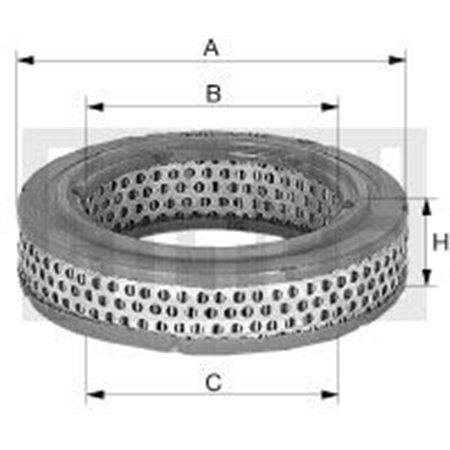 C 1415 Õhufilter MANN-FILTER