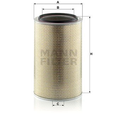 C 33 1600/2  Air filter MANN FILTER 