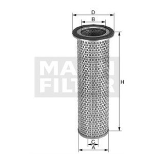 C 12 100 Secondary Air Filter MANN-FILTER - Top1autovaruosad