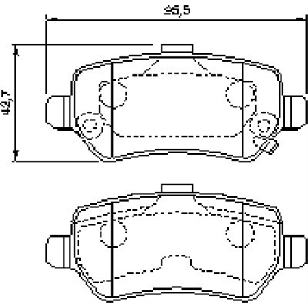 BP363 piduriklotsid Bosch