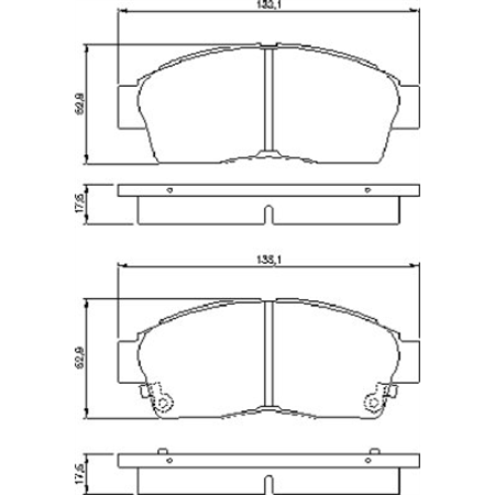 piduriklotsid Bosch Toyota