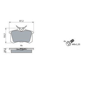 BP617 piduriklotsid - Top1autovaruosad