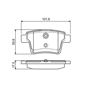 BP986 piduriklotsid - Top1autovaruosad