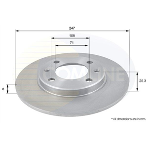 Bromsskiva Peug306 Xsara -05 BDC3689 37 - Top1autovaruosad