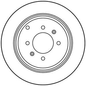 DF2781 Brake Disc TRW - Top1autovaruosad