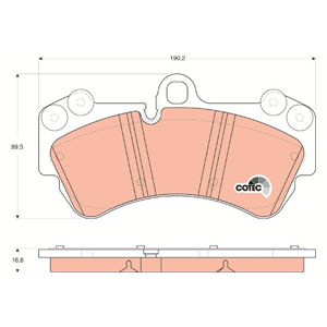 GDB1547 Brake Pad Set, disc brake TRW - Top1autovaruosad