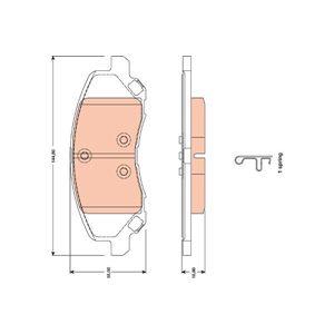 Esipid.klotsid Dodge,Chrysler 06-