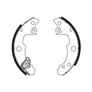 GS8319 Brake Shoe Set TRW - Top1autovaruosad