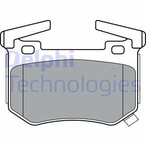 LP3397 Комплект тормозных колодок, дисковый тормоз DELPHI - Top1autovaruosad