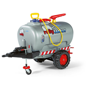 Water tanker trolley with support wheel