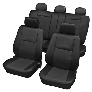 Seat cover set Elba black SAB2 Vario Plus