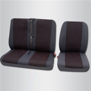 Seat cover set Profi1  red - Top1autovaruosad