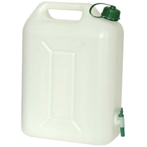 Water canister with tap 15l