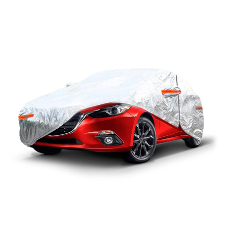 Car cover extra strong with lock XL 530x180x120 cm