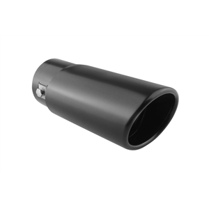 Silencer nozzle for Ø37-54mm pipe, black aluminum