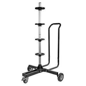 Tire trolley, holds 4 tires