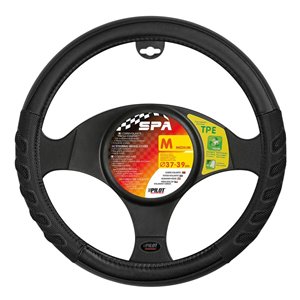 Steering Wheel Cover Ø37 39 cm  black  im - Top1autovaruosad