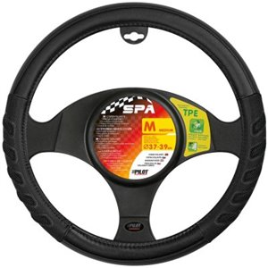 Steering Wheel Cover Ø37 39 cm  black  im - Top1autovaruosad