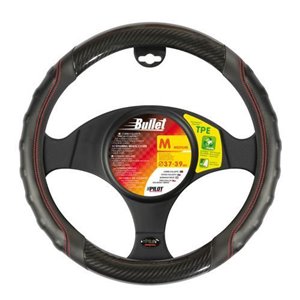 Leather steering wheel cover Bullet  blac - Top1autovaruosad