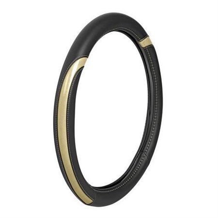 Steering wheel cover Celebrity Ø37-39mm, gold, leather