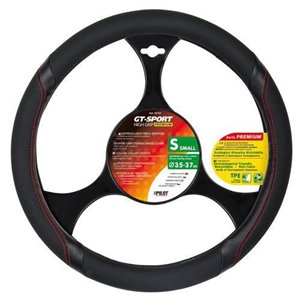 Steering wheel cover GT Sport Ø35-37cm, black