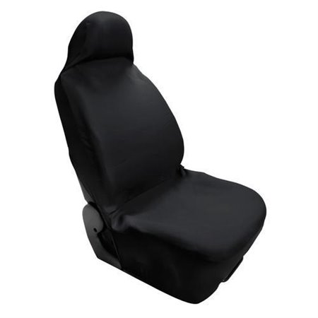 Universal front seat cover, black