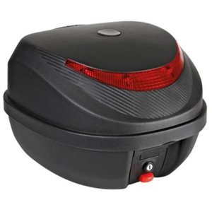 Helmet box 31L  black embossed color - Top1autovaruosad