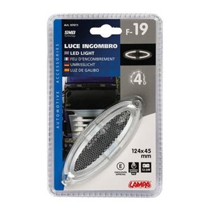 Led luminaire  white  12-24V  124   45mm - Top1autovaruosad