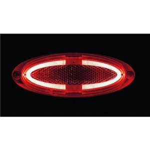 Led luminaire  red  12-24V  124   45mm - Top1autovaruosad