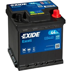 Exide Excell 44Ah 400A 175x175x190-+