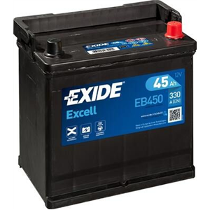 Exide Excell 45Ah 330A 218x133x223-+