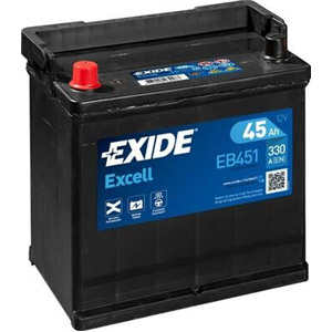 Exide Excell 45Ah 330A 218x133x223+-